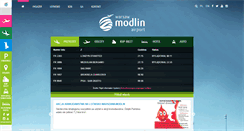 Desktop Screenshot of modlinairport.pl